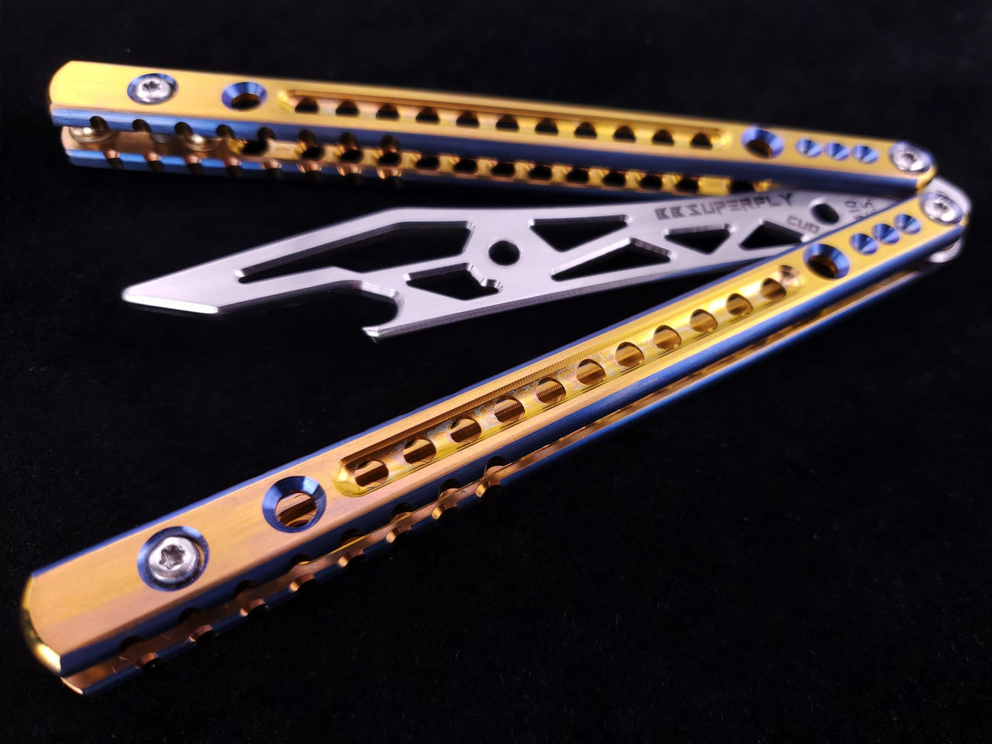 BBSuperFly Cuda Gold and Blue
