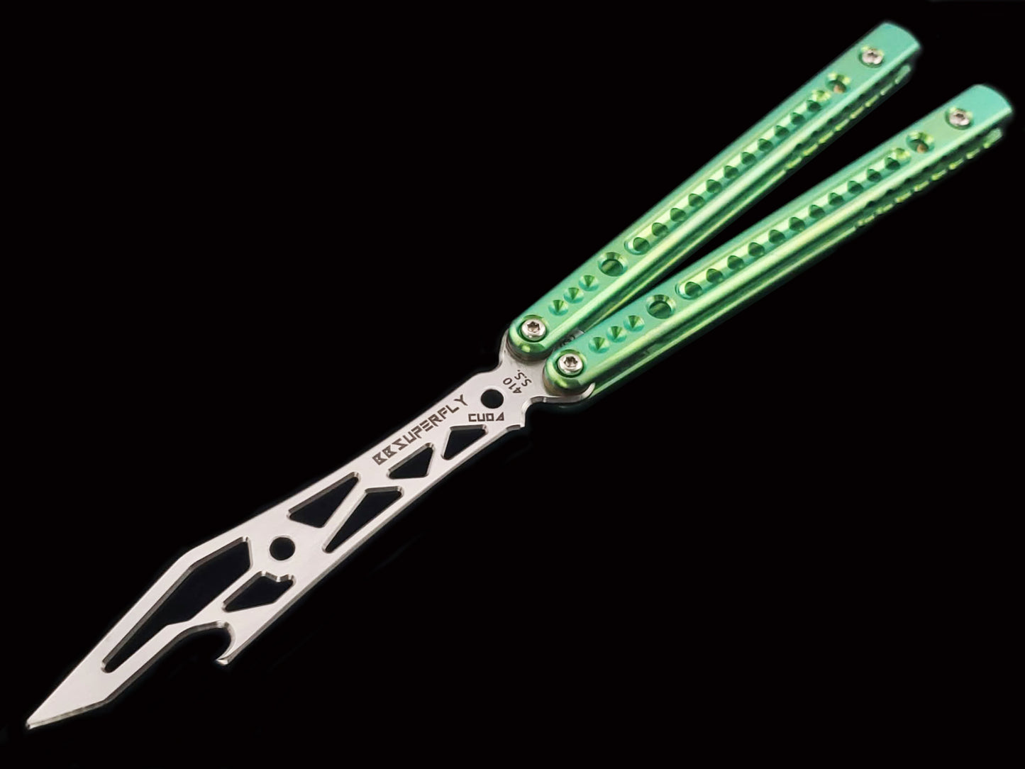 BBSuperFly in Green Anodize