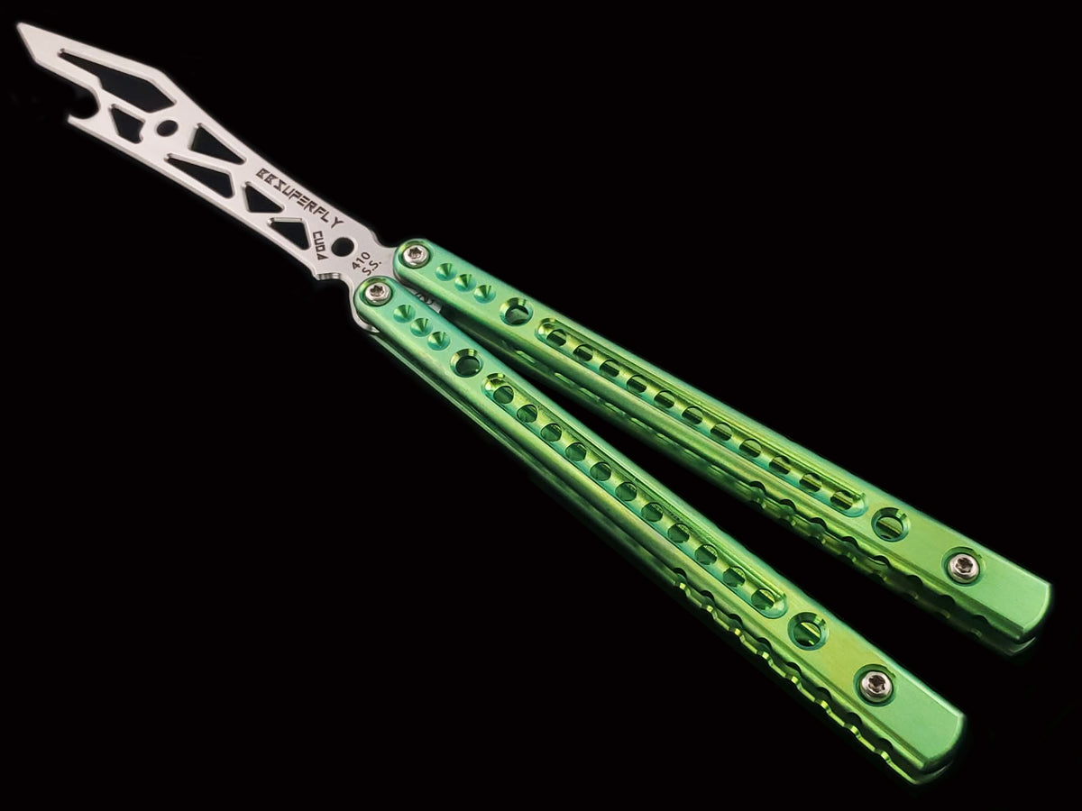 BBSuperFly in Green Anodize