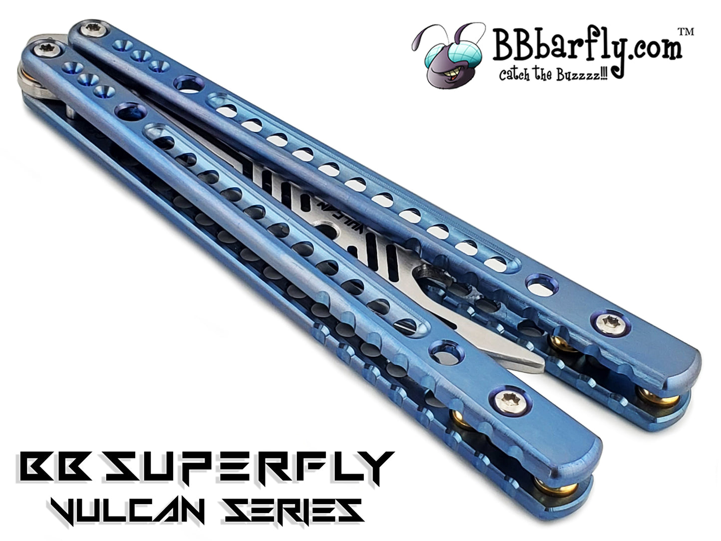 BBSuperFly HX Vulcan Anodize Sapphire Blue
