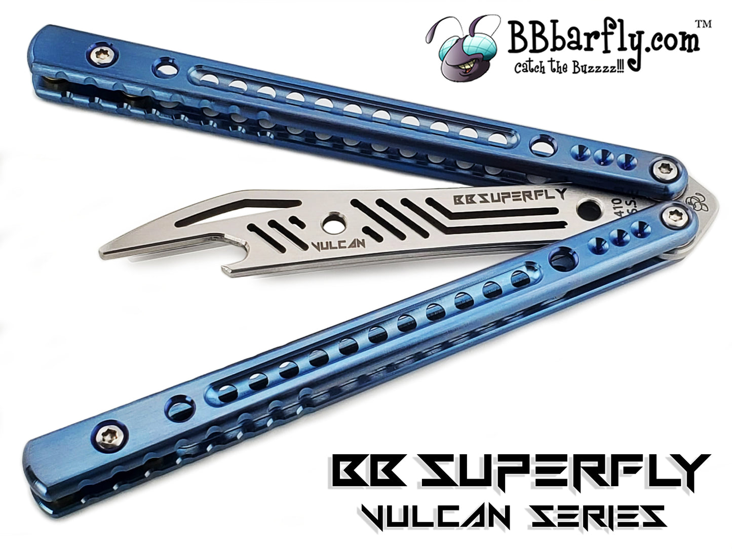 BBSuperFly HX Vulcan Anodize Sapphire Blue