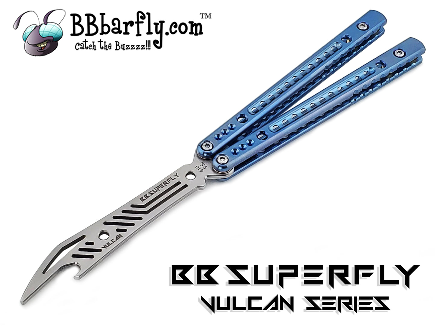 BBSuperFly HX Vulcan Anodize Sapphire Blue