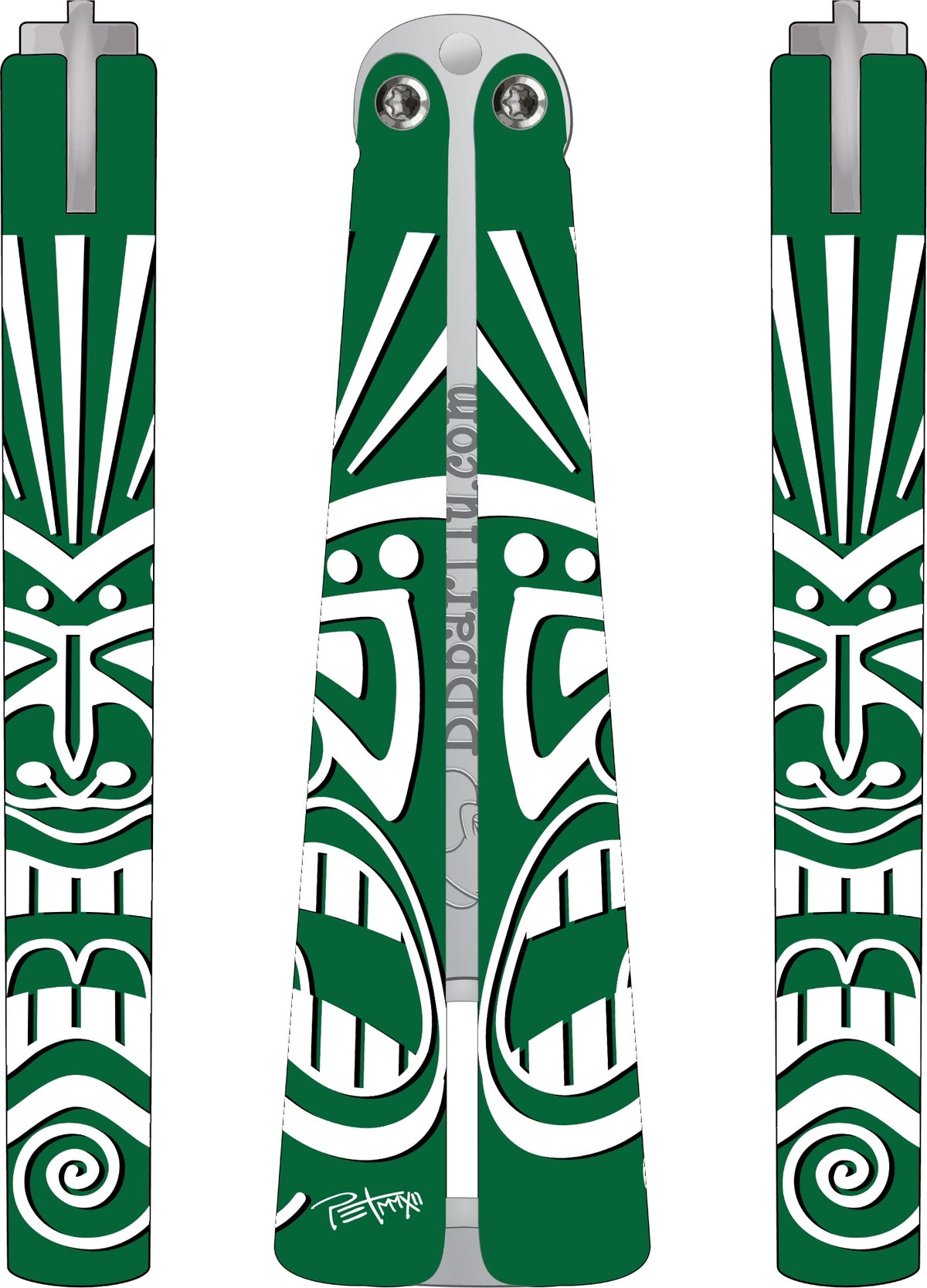 Tiki - White/Black