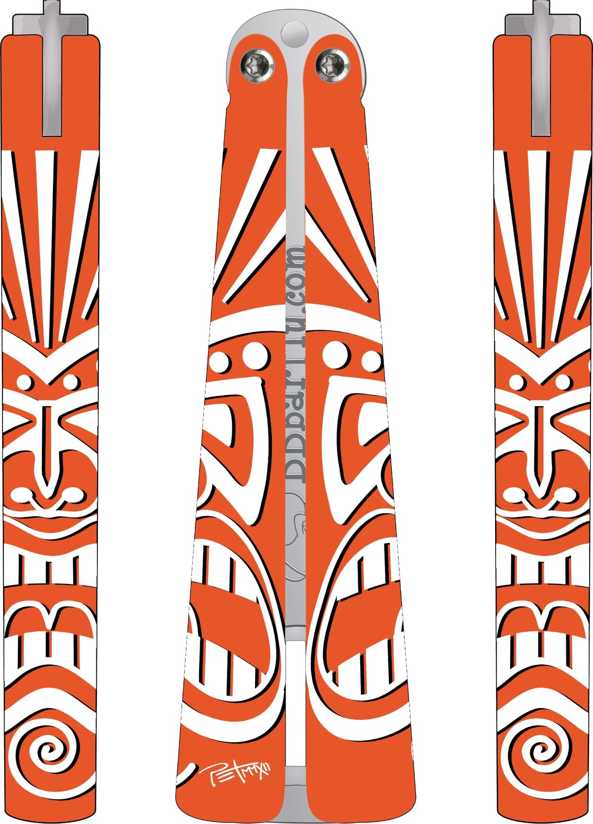 Tiki - White/Black