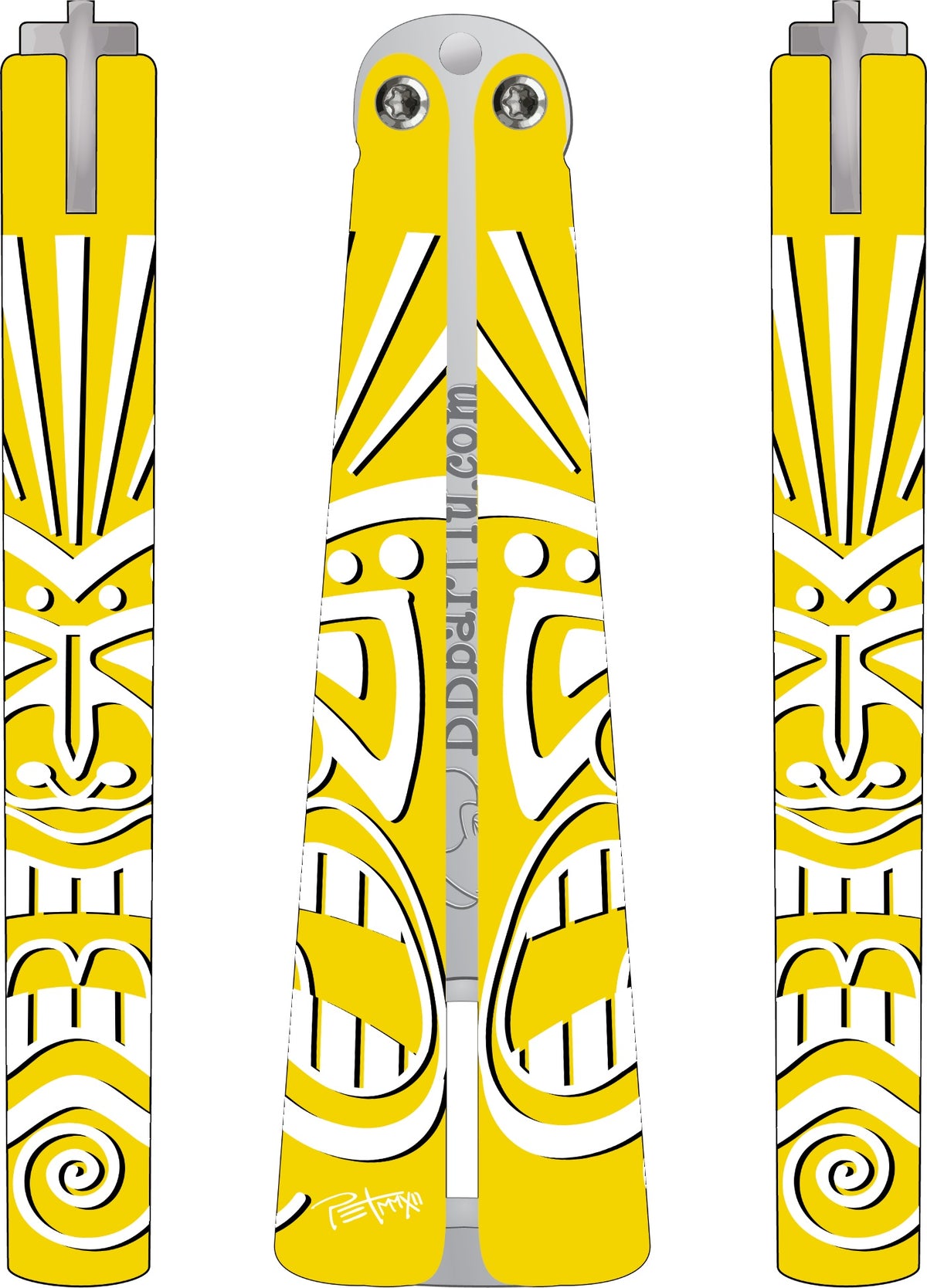 Tiki - White/Black